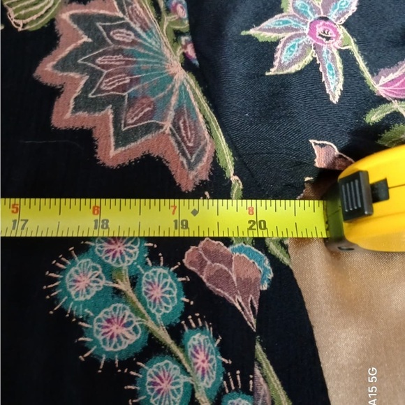 Free People Black and Pink Floral Tunic - Picture 15 of 16